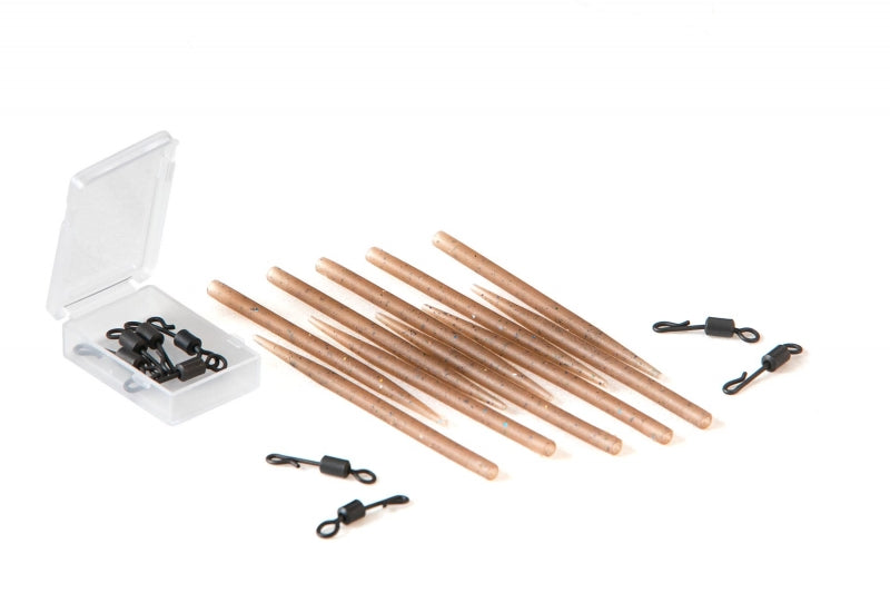 Kabliuko movos su suktukais Extra Carp Anti Tangle & Quick Change Swivel L 10vnt.