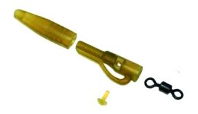 Svarelio laikikliai Extra Carp Lead clip set - Skaidri ruda
