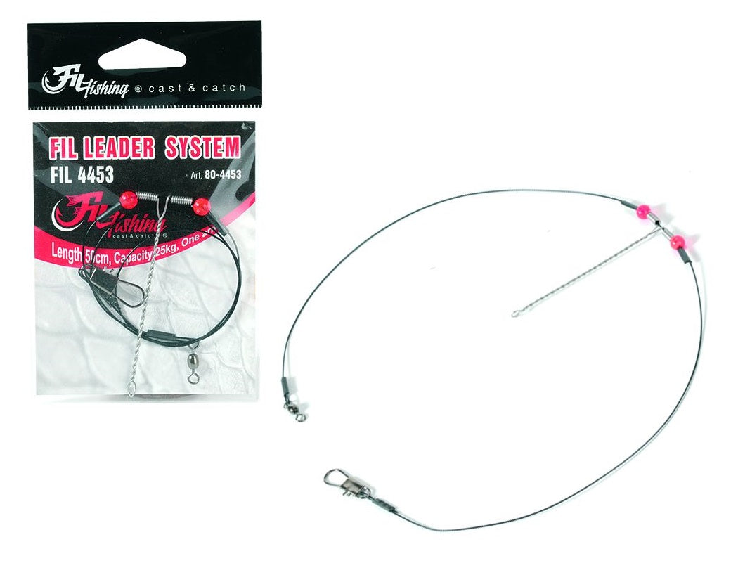 Filfishing gyvo jauko pavadėlio sistema 50cm