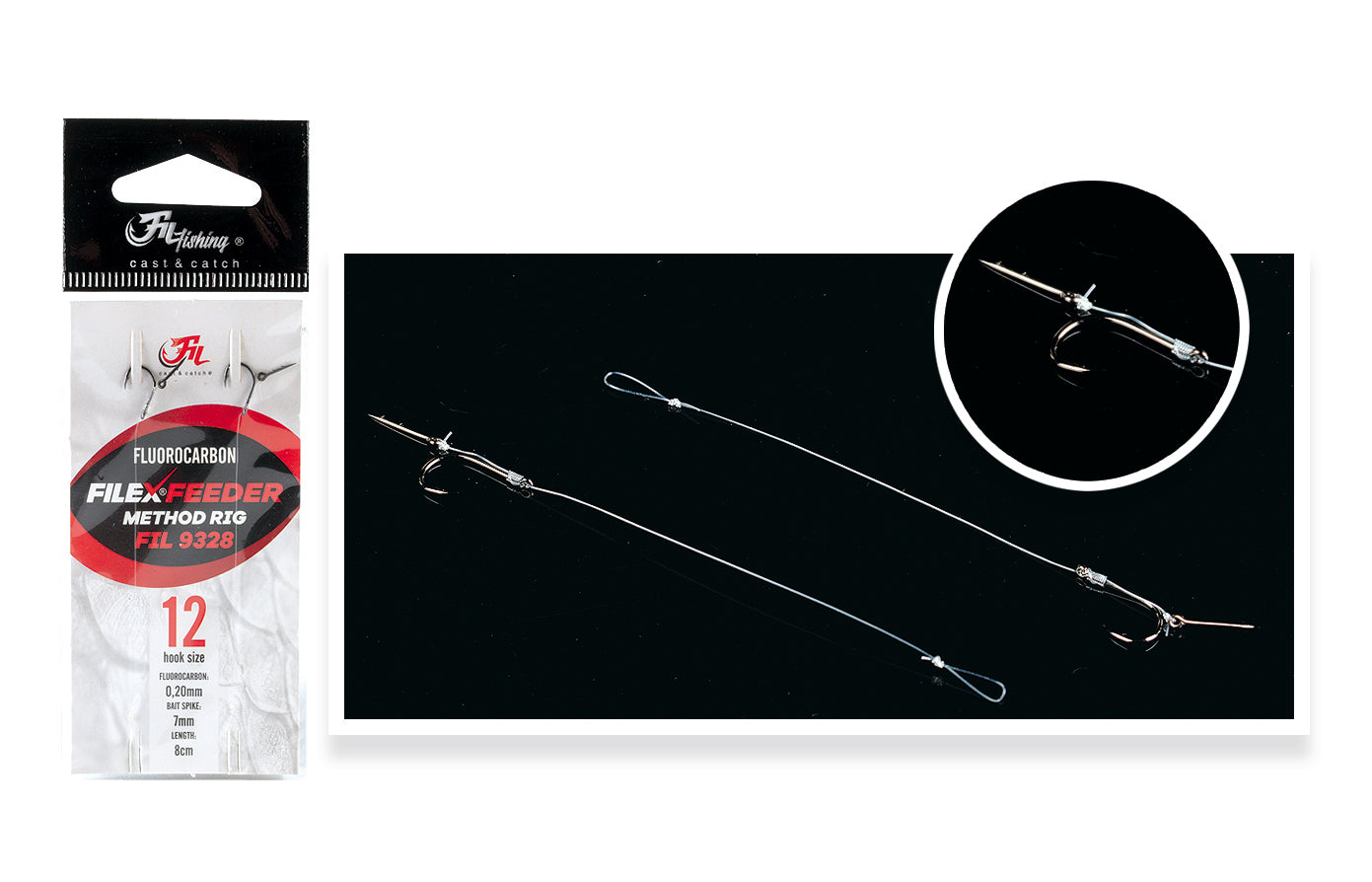 Filfishing method fiderio fluorokarbono sistema