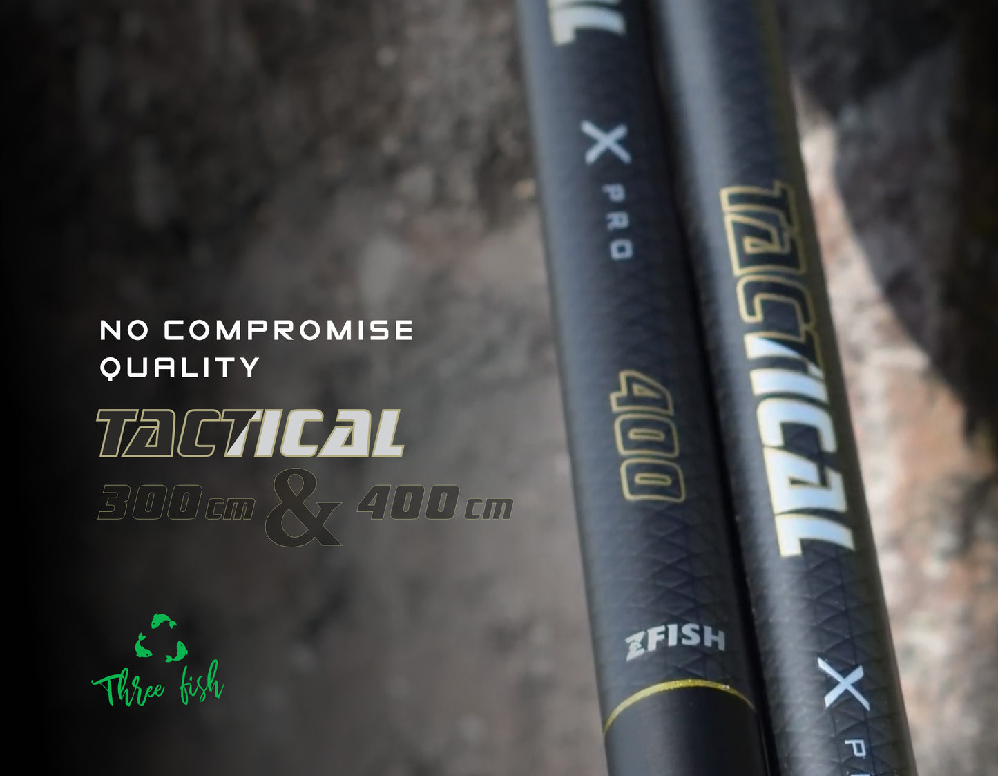 ZFISH Tactical graibšto rankena 3.0m