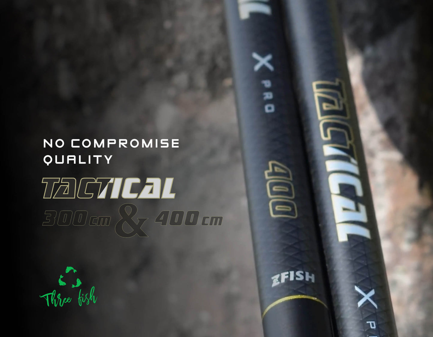 ZFISH Tactical graibšto rankena 4.0m