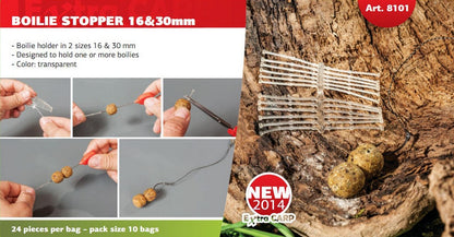 Masalo fiksatorius Extra Carp Boilie Stopper 16-30mm - 24vnt.