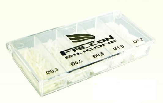 Falcon plūdės silikoninių žiedų rinkinys plūdinei žūklei