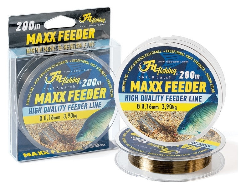 Filfishing Maxx Feeder valas 200m fiderinei žvejybai, ruda spalva