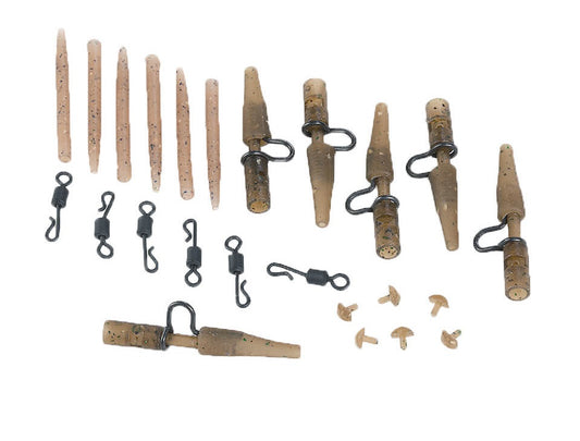 Svarelio laikiklis EXC Camou Heavy Lead Clip Set