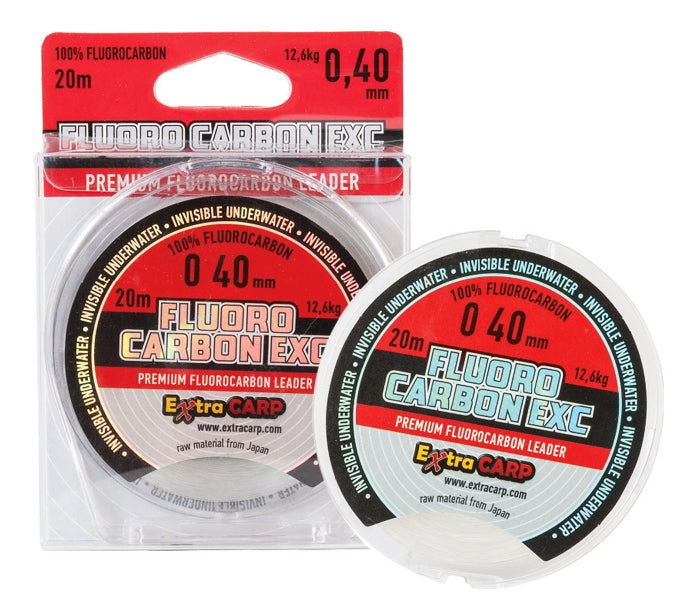 Fluorokarbono valas Extra Carp EXC 20m ritė skaidri