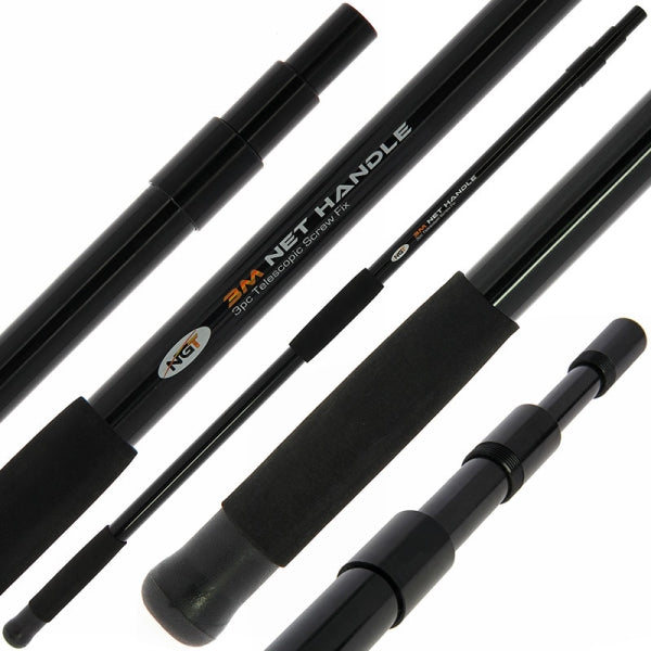 Graibšto kotas NGT Screw Fix Net Handle 3m