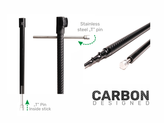 Kuoliukas ZFISH Carbon Drill Bankstick