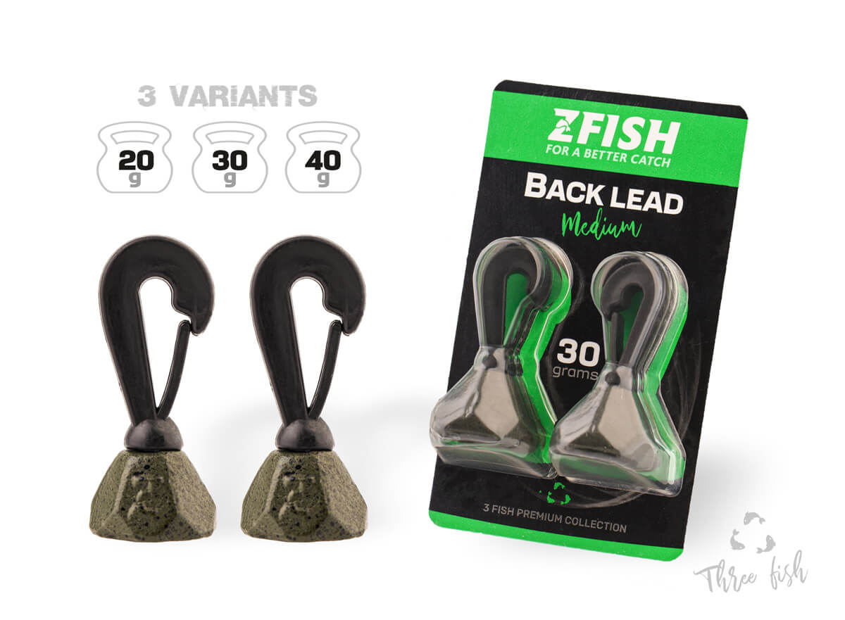 ZFISH Back lead svarelis 2vnt.