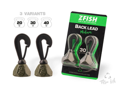 ZFISH Back lead svarelis 2vnt.