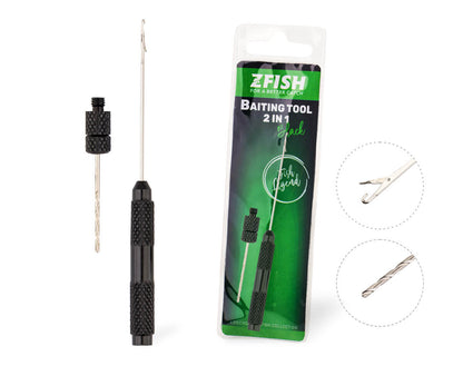 ZFISH jaukų įrankis 2in1 metaline neslystančia rankena