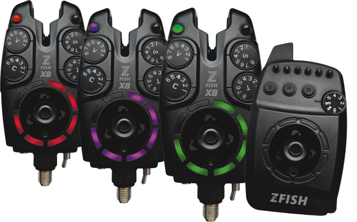 ZFISH kibimo signalizatorių rinkinys Zx8 PRO 3+1
