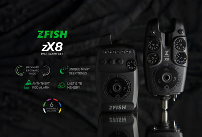 ZFISH kibimo signalizatorių rinkinys Zx8 PRO 3+1