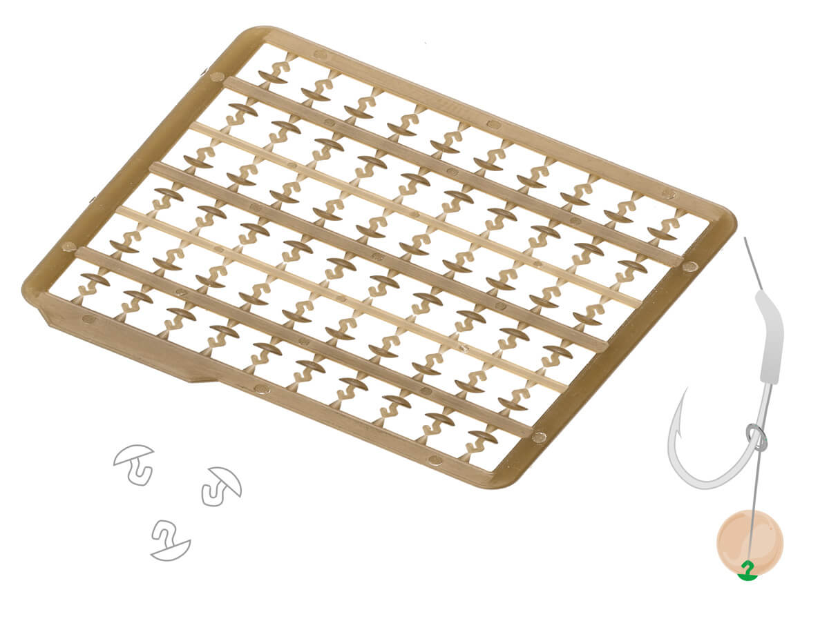 Zfish masalo fiksatoriai trumpi 60 vnt.