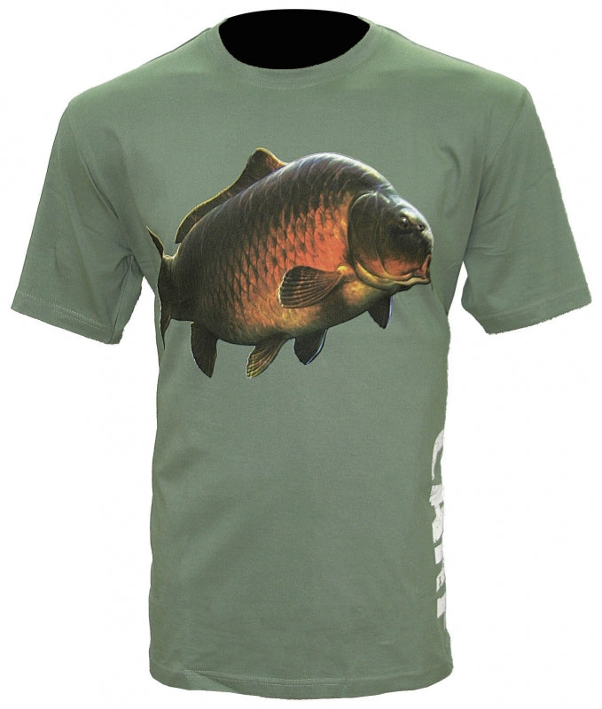 Zfish Carp marškinėliai Olive Green