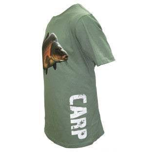 Zfish Carp marškinėliai Olive Green