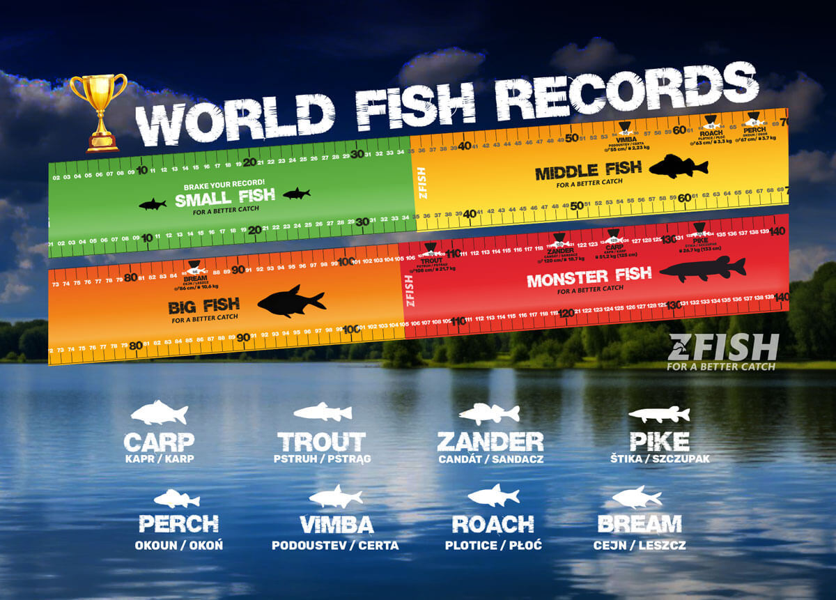 ZFISH Challenge Meter matavimo kilimėlis