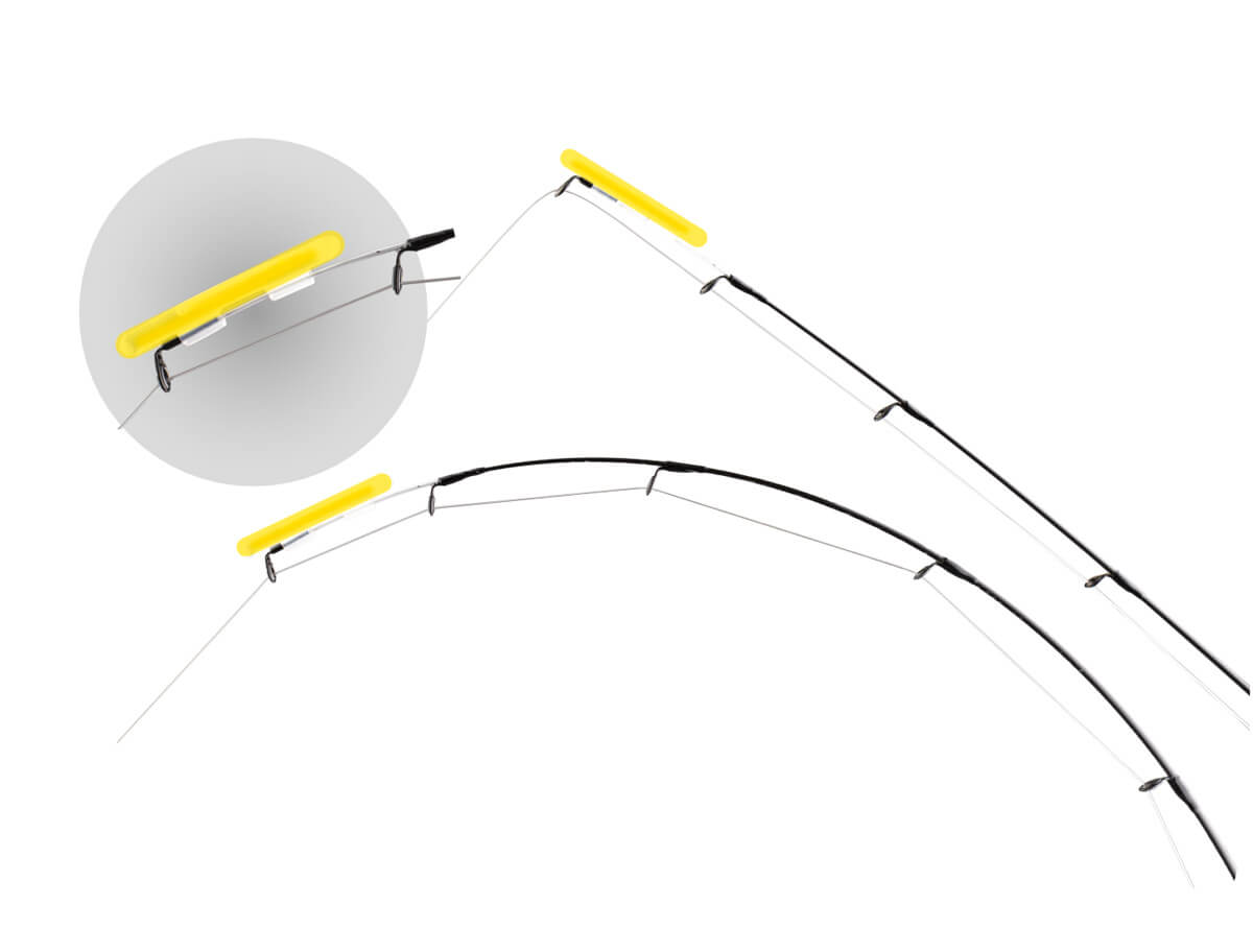 Zfish cheminis šviesos strypelis ir viršūnės laikiklis 2 vnt