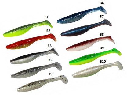 ZFISH FAT-BELLY SHAD 10cm - 4 vnt.