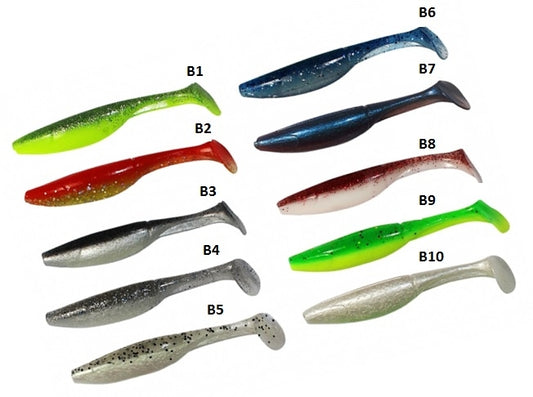 ZFISH Fat-Belly Shad guminukai 10 cm, pakuotė 4 vnt.