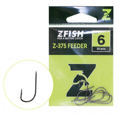Zfish Z-375 fideriniai kabliukai su mentele ir spygliuku