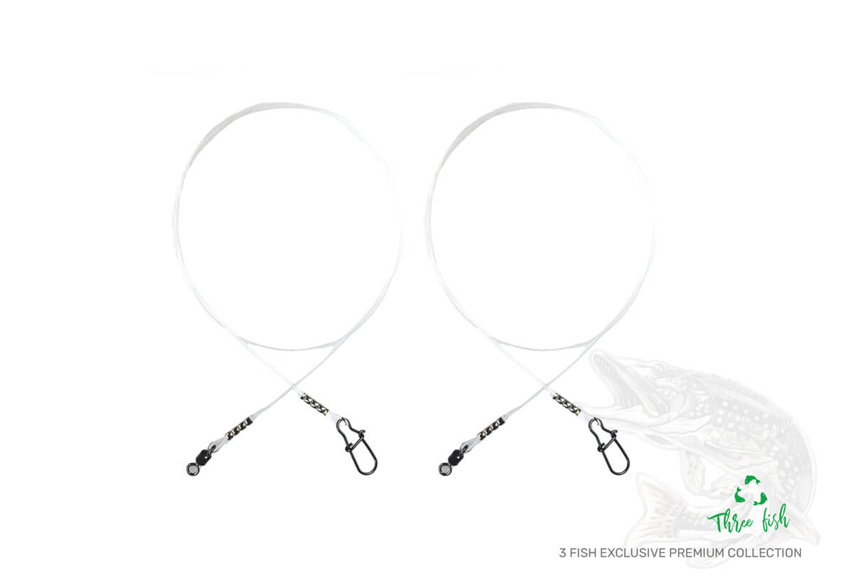 ZFISH fluorokarbono pavadėliai - 2 vnt