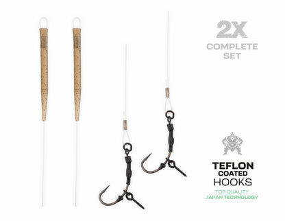 ZFISH Fluorocarbon Ronnie Rig