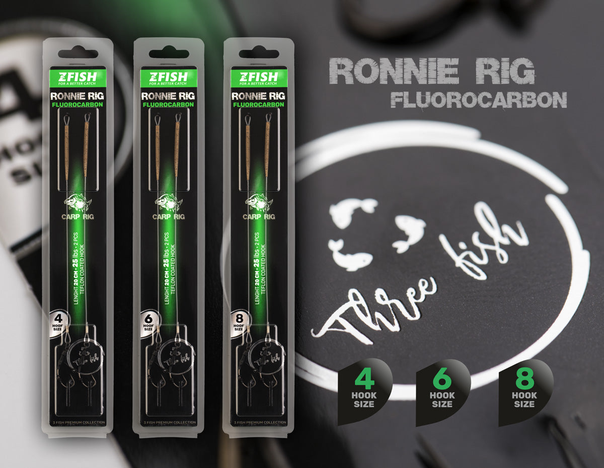 ZFISH Fluorocarbon Ronnie Rig