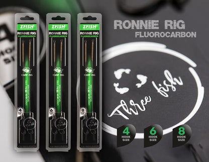 ZFISH Fluorocarbon Ronnie Rig