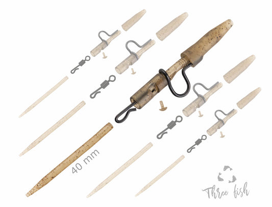 ZFish Heavy Duty klipsų komplektas su smeigtukais 40 mm