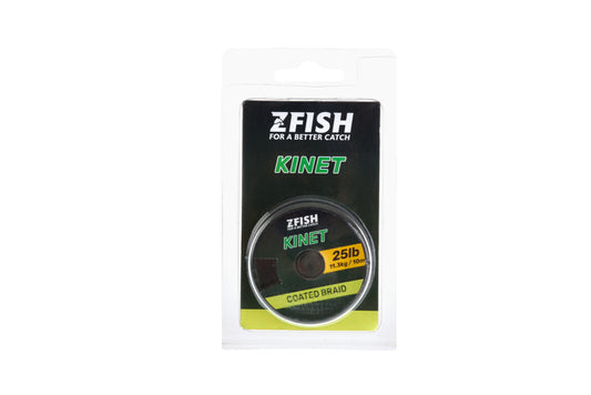 Zfish Kinet Coated nuluptas pavadėlio valas 10 m ruda spalva
