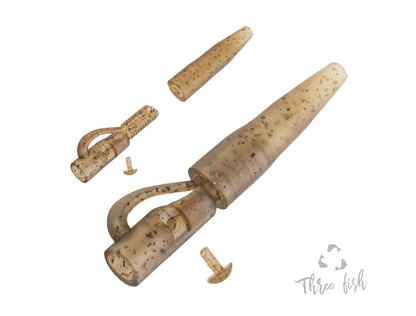 Zfish švino klipsas su gumine uodegėle