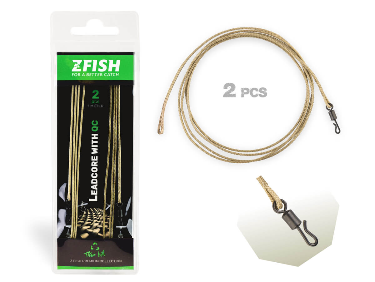 ZFISH leadcore QC 2 vnt.