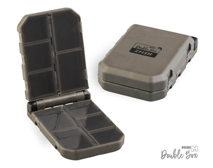 ZFISH Mini Double Box M dvipusė įrangos dėžutė alyvuogių spalvos