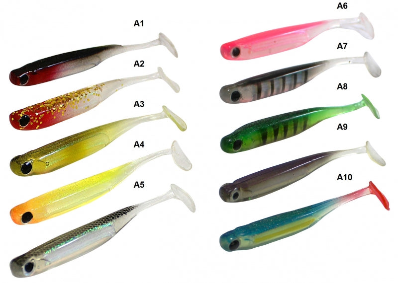 ZFISH Minnow Shad 7,5cm - 5vnt.