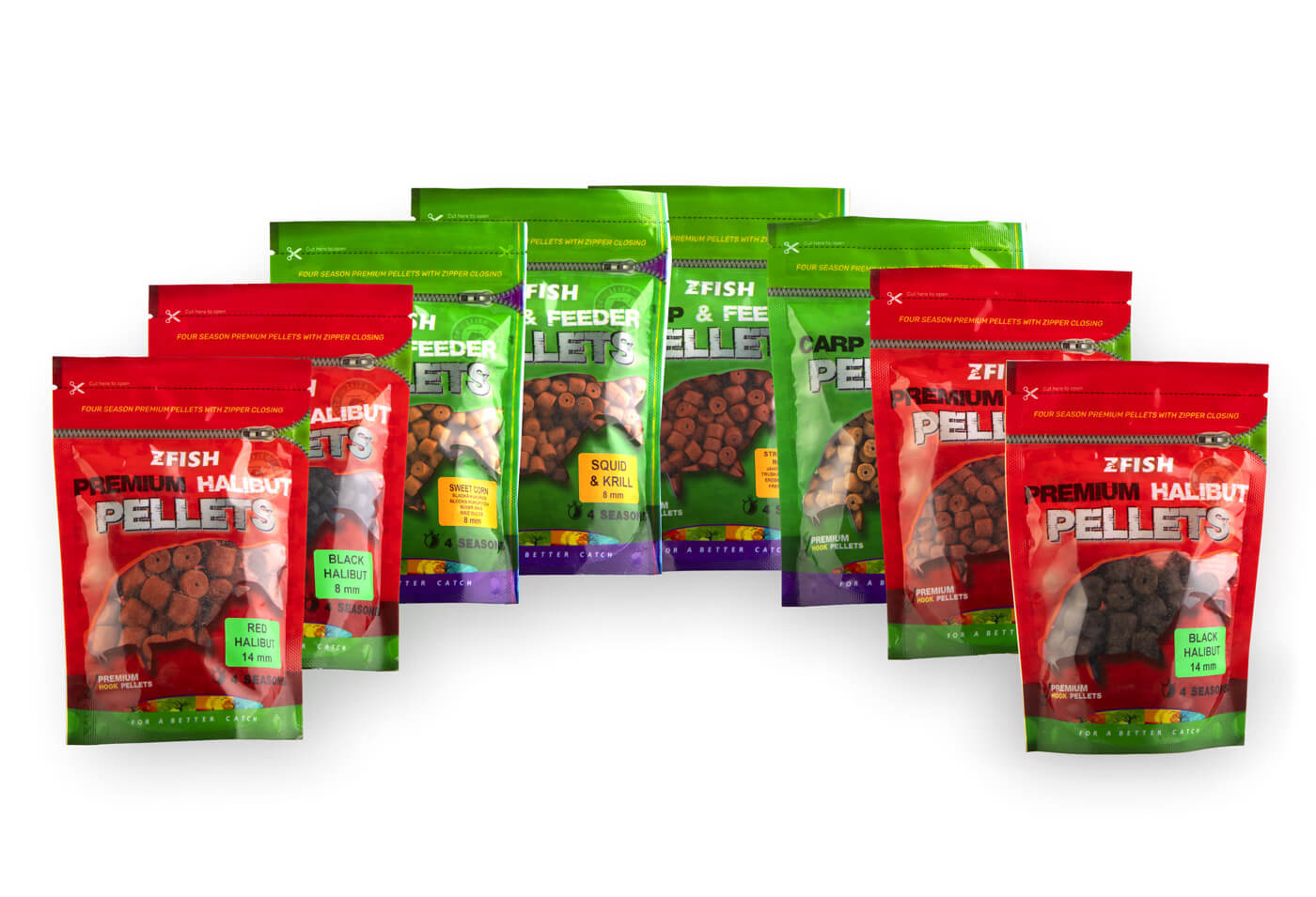 Zfish Premium HALIBUT kablių peletės 14mm/200g