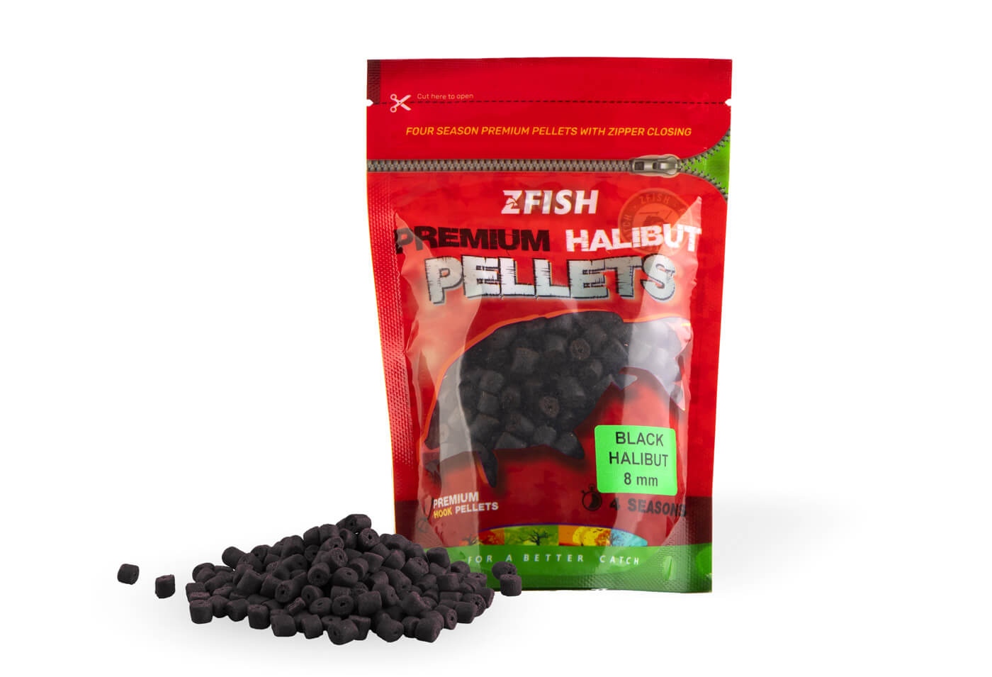 ZFISH Premium HALIBUT kabliuko peletai 8mm/200g