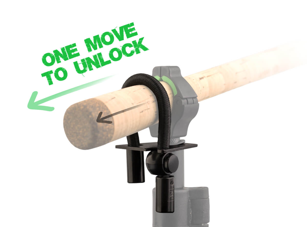 Zfish meškerės fiksavimo rankena