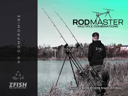 ZFISH RodMaster stovas paruoštas karpinei žūklei