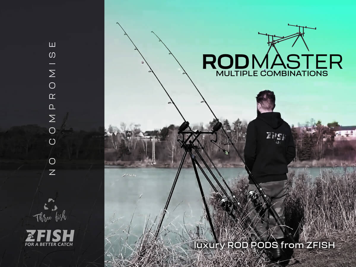Zfish Rodmaster ilgų kojų fiksavimo sistemos detalė