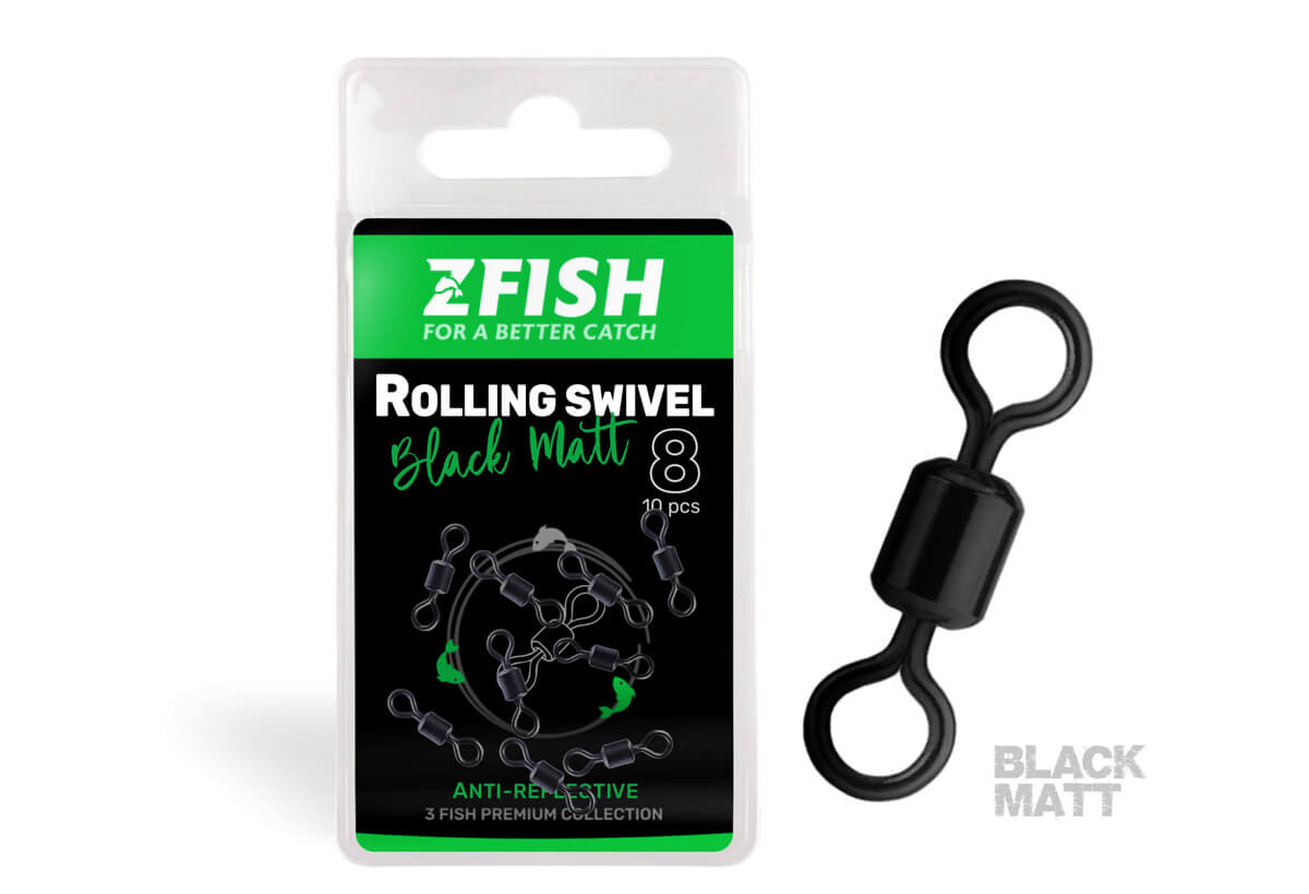 Zfish juodas matinis suktukas, dydis 8, 28Kg keliamoji galia