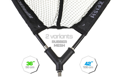 ZFISH guminis graibšto tinklas 42"