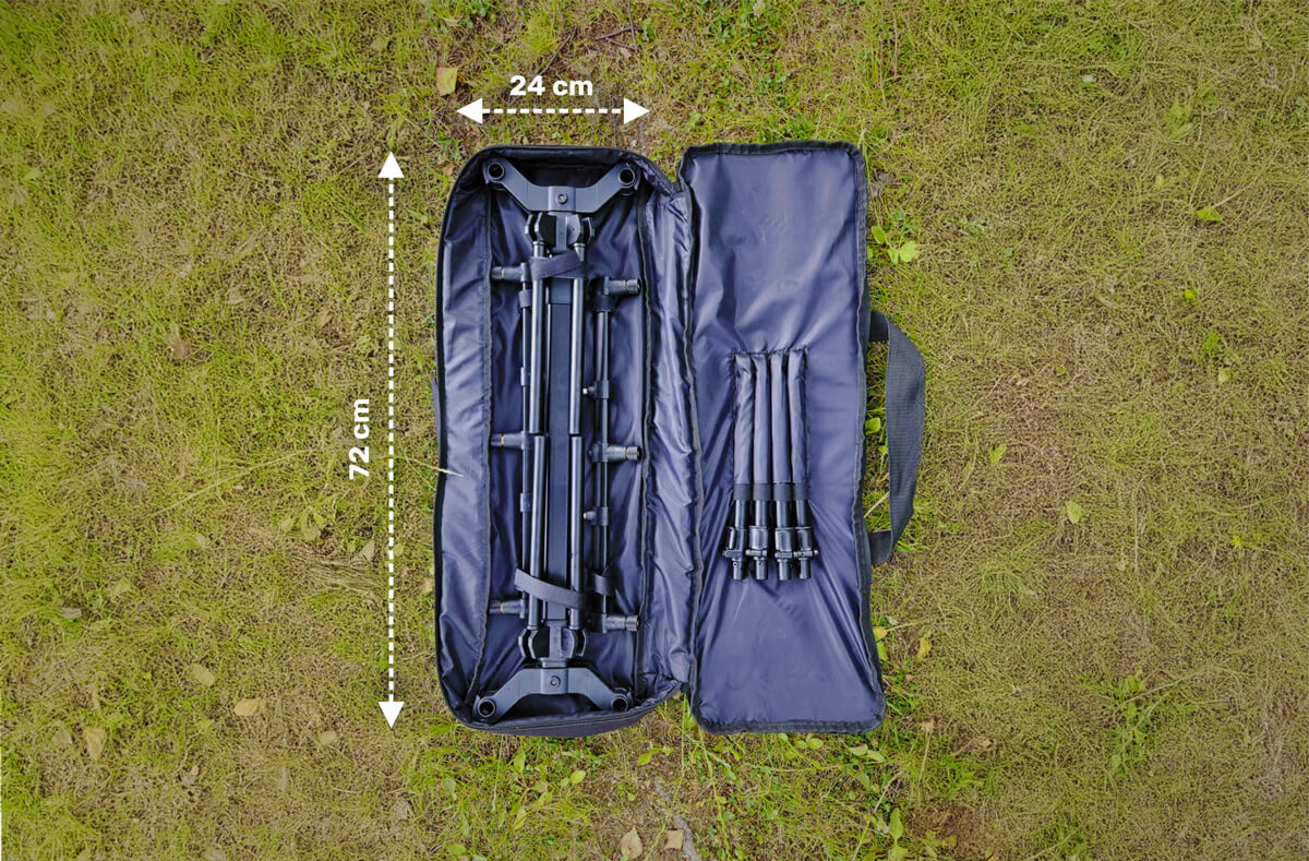 ZFISH Smart Pod meškerių stovas 3 meškerėms