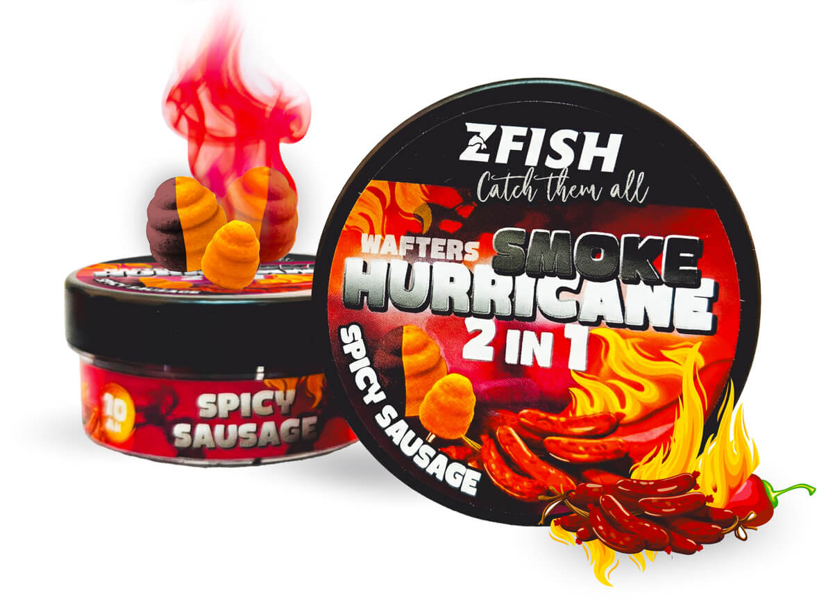 ZFISH Hurricane wafteriai įvairių skonių jaukas