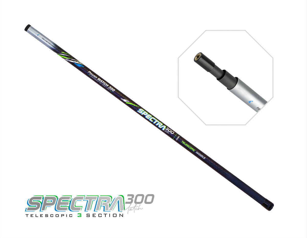 ZFISH Spectra teleskopinė graibšto rankena 3.0m