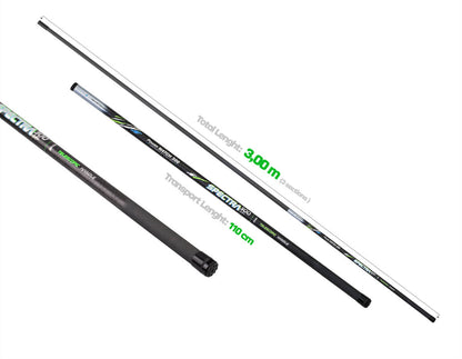 ZFISH Spectra teleskopinė graibšto rankena 3.0m