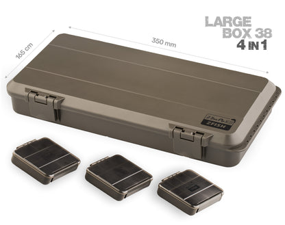 ZFISH Z-Box PRO 38 įrangos dėžė iš šono