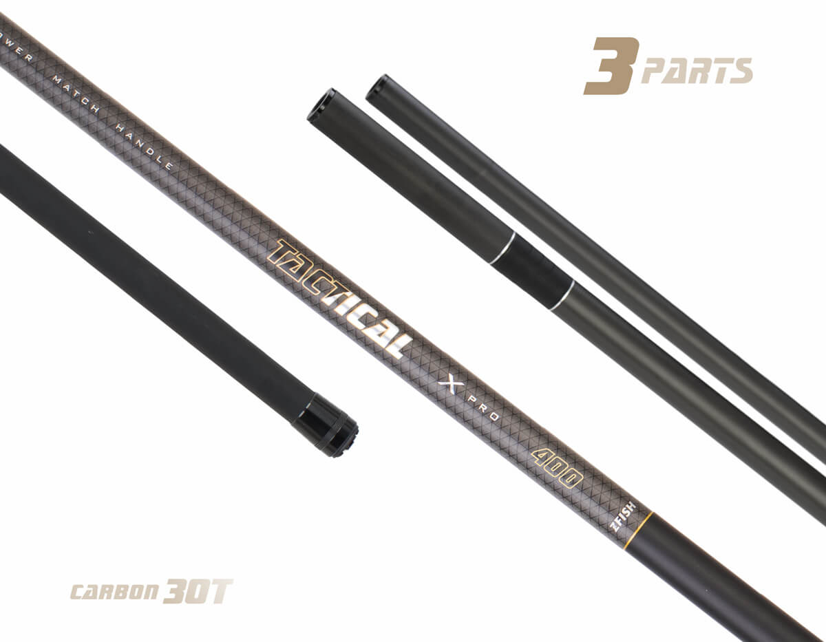 ZFISH Tactical graibšto rankena 4.0m