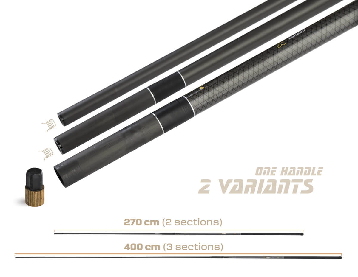 ZFISH Tactical graibšto rankena 4.0m